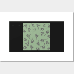 Harakeke Flax seed pods (light green and dark grey) Posters and Art